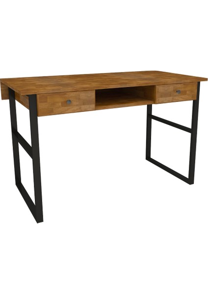 Allen Doğal Ahşap Çalışma Masası Meşe Renk fırsatları