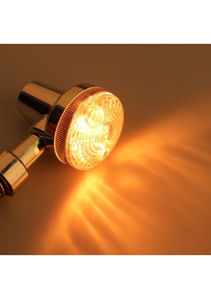 12V Motosiklet Dönüş Sinyali Işık Yuvarlak Gösterge Lamba (Yurt Dışından)