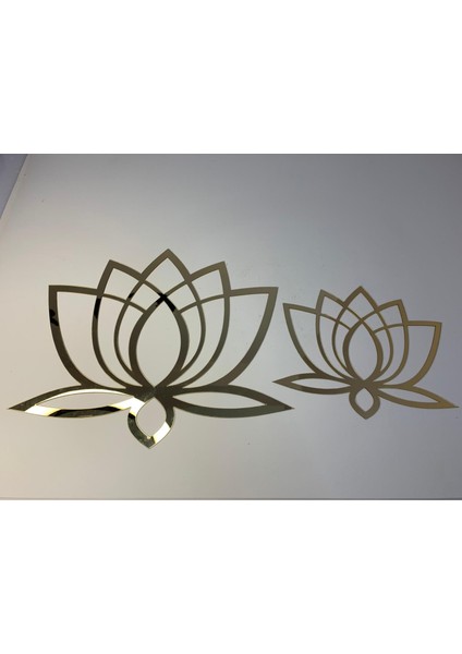Lotus Çiçeği Pleksi Duvar Sticker 1mm