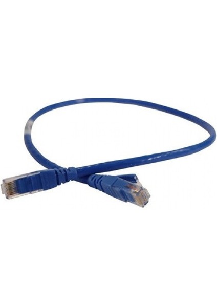 051832 U/UTP Patch Cord Cat6 Lszh Kablo Mavi 1 mt