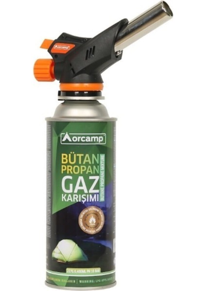 Orcamp Çakmaklı Kartuş Pürmüz Set Cx 500 ve 227 gr Kartuş Tüp