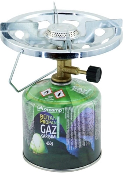 Büyük Boy Kamp Ocak 450 Gram Tüplü Set