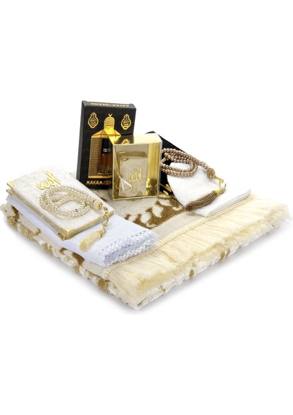 Özel Pvc Kutu Çeyizlik Hediyelik Ibadet Seti Gold modelleri