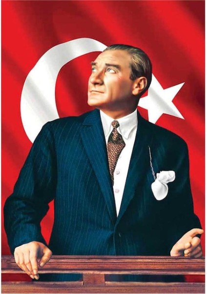 Çelik Online Atatürk Poster Bayrak 50X75 cm