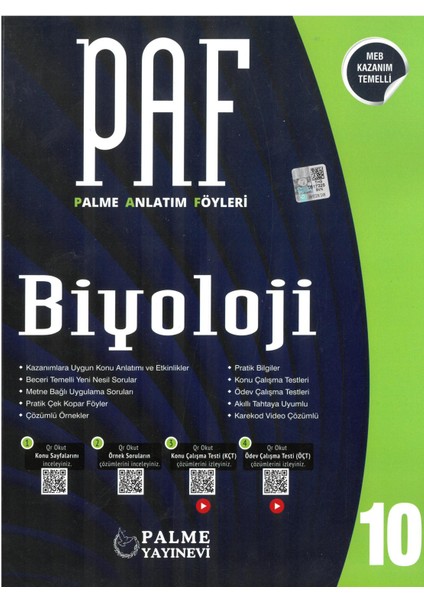 10. Sınıf Biyoloji Anlatım Föyleri
