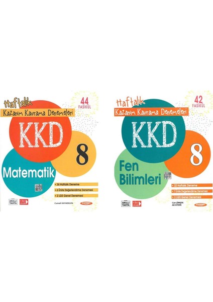 8. Sınıf Matematik-Fen Bilgisi Kazanım Kavrama Deneme Seti