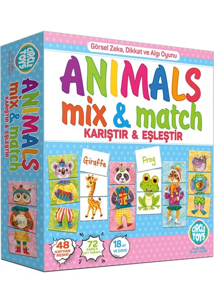 Circle Toys Animals Mix & Match