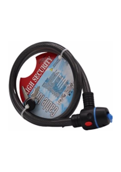 Motosiklet Kilit 15X100 cm Siyah Renk