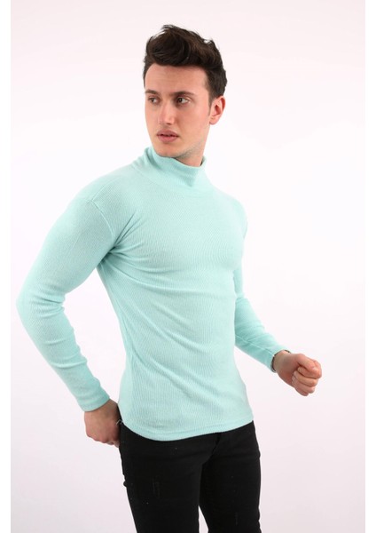 Mint Boğazlı Sweat modelleri