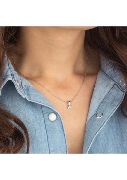 925 Ayar Gümüş Mini Kar Tanesi Kolye fiyatları