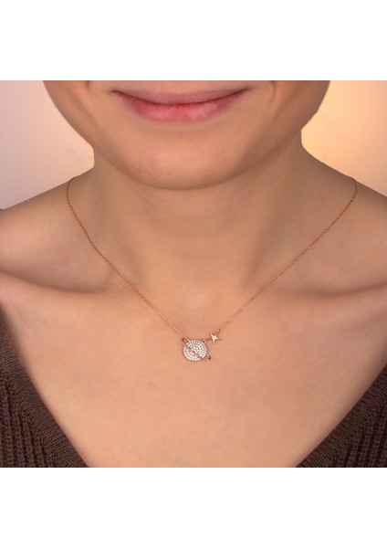 925 Ayar Gümüş Gezegen Kolye fırsatları