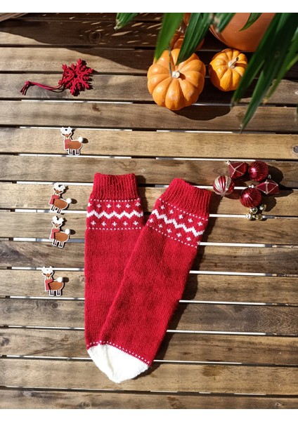Handmade Yılbaşı Çorabı, Kadın Erkek Çift Yeni Yıl Çorabı fırsatları
