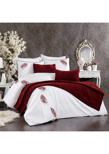 Collection 3 Parça Diamond Kadife Yatak Runner ve Yastık Kılıfı Seti fiyatları
