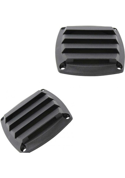 2 Adet 3 Inç Plastik Louvered Vents Tekne Tekne Yat Hava Firar (Yurt Dışından)