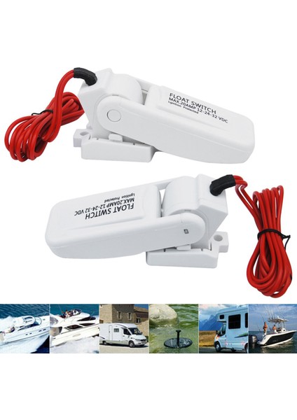 20 Tekne Sintine Pompası Şamandıra Anahtarı DC12V Su Seviye Kontrol (Yurt Dışından) modelleri