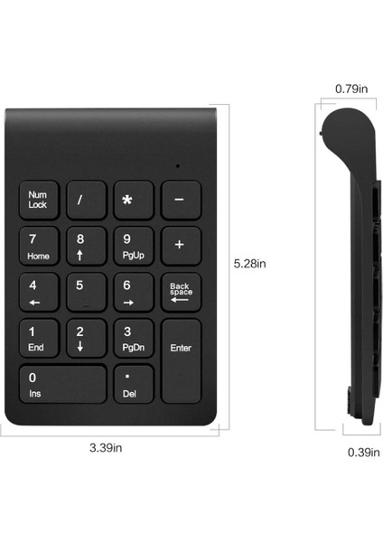 Dizüstü Masaüstü Için Fare ile Mini 2.4g Tuş Takımı USB Kablosuz Klavye (Yurt Dışından)