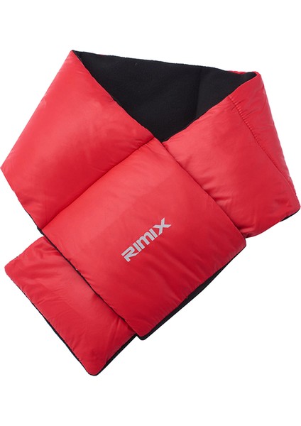 Aşağı Eşarp Boyun Rüzgar Geçirmez Atkılar Açık Eşarp Downoutdoor Tırmanma Kırmızı (Yurt Dışından)