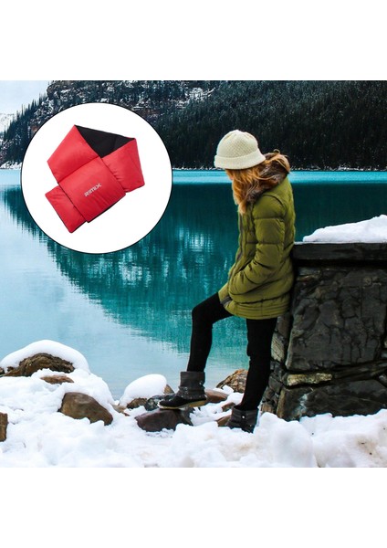 Aşağı Eşarp Boyun Rüzgar Geçirmez Atkılar Açık Eşarp Downoutdoor Tırmanma Kırmızı (Yurt Dışından) indirimleri