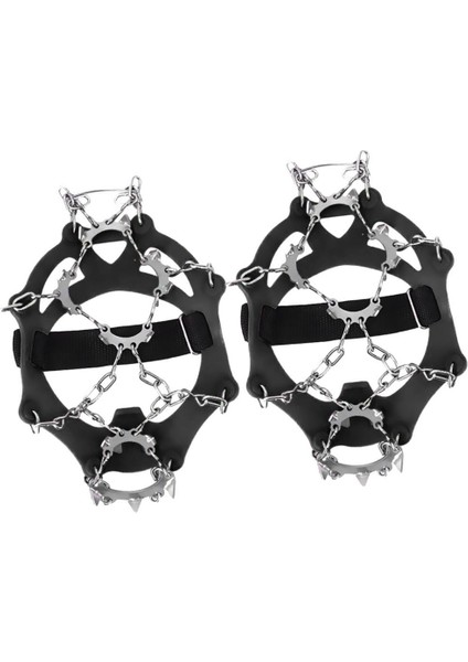 1 Çift 13 Diş Buz Kıçları Tırmanma Dağcılık Siyah L Tırmanma Için Kramponlar (Yurt Dışından)