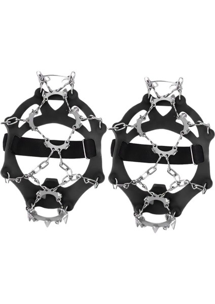 1 Çift 13 Diş Buz Kıçları Tırmanma Dağcılık Siyah L Tırmanma Için Kramponlar (Yurt Dışından) modelleri