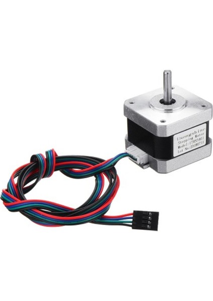 17HS3401 Kablolu Nema 17 Step Motor 3D Yazıcı Uyumlu