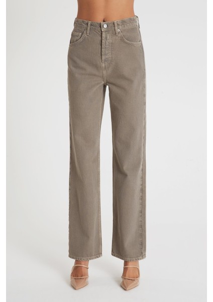 Diana Vizon Yüksek Bel Dad Straight Fit Jean Pantolon C 4517-033