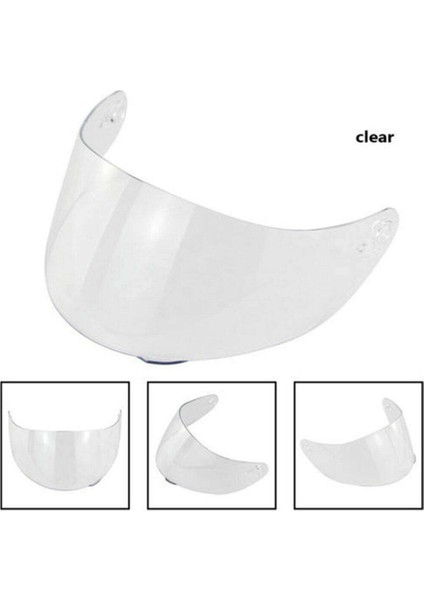 Motosiklet Kaskı için Yedek Vizör Aynası 245mm -Şeffaf (Yurt Dışından) modelleri