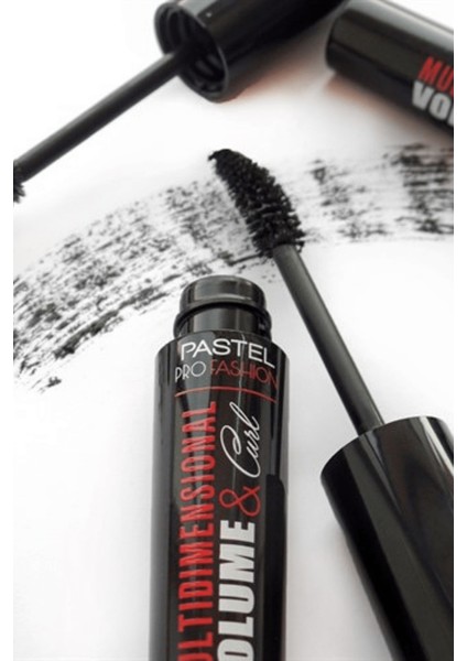 Multidimensional Volume & Curl Maskara + Show Siyah Göz Kalemi 8690644019425