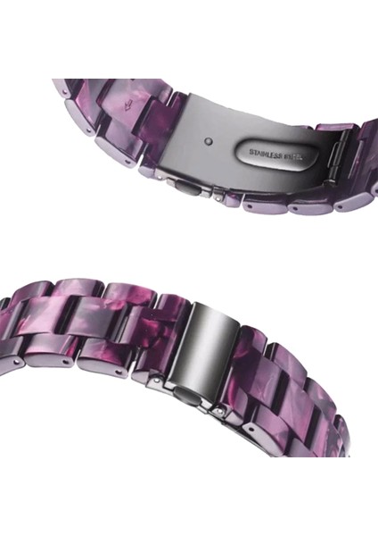 Apple Watch Uyumlu 42-44MM KRD25 Resin Şeker Pembe Kordon modelleri