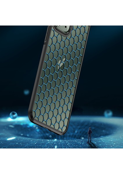 Elit Crystal iPhone 12 Pro Max Siyah Kapak