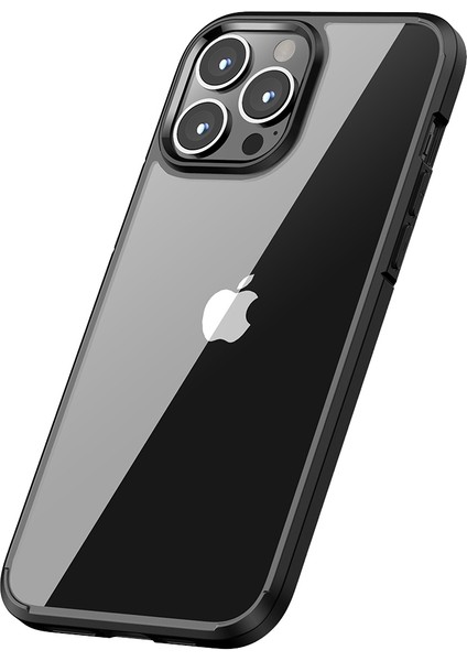 Elit Crystal iPhone 13 Pro Max Siyah Kapak