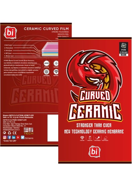 Curved Ceramic Iphone 12 Pro Max Nano Ekran Koruyucu