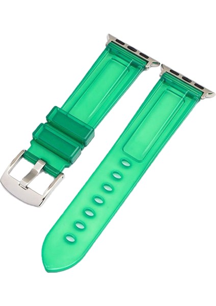 Apple Watch Uyumlu 38-40MM KRD23 Transparent Kordon