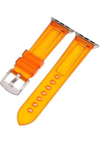 Apple Watch Uyumlu 38-40MM KRD23 Transparent Kordon