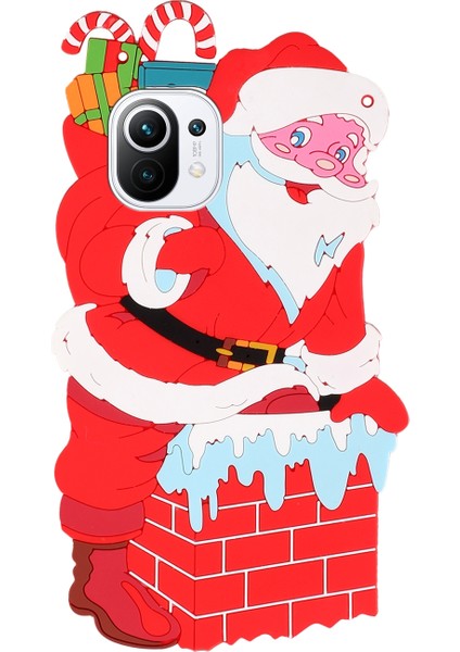 Xiaomi Mi 11 Noel Silikon Kılıfı (Yurt Dışından)