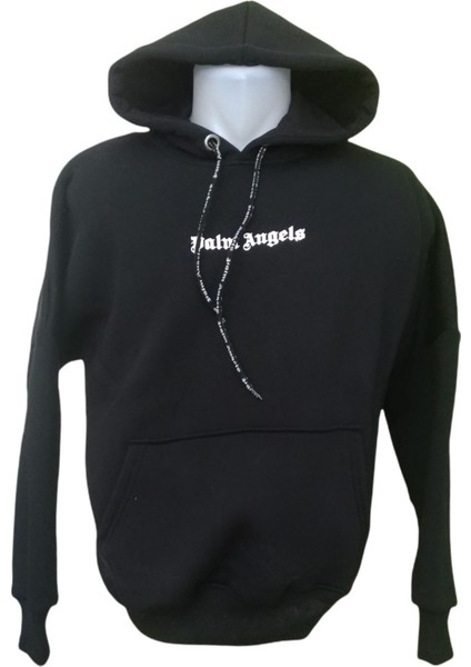Erkek Siyah Kapüşonlu Owersize Salaş Üç Iplik Sweat Shirt Esk-Plma fiyatları