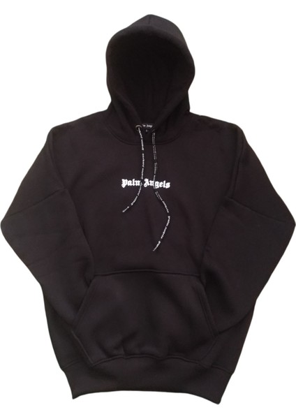 Erkek Siyah Kapüşonlu Owersize Salaş Üç Iplik Sweat Shirt Esk-Plma indirimleri