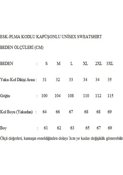 Erkek Krem Rengi Kapüşonlu Owersize Salaş Üç Iplik Sweat Shirt Esk-Plma