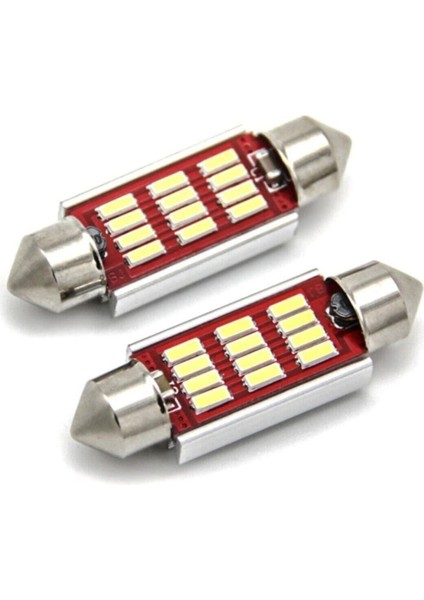 Sofit LED Canbus 39 mm Iç Aydınlatma Plaka Tavan Lambası 2 Adet