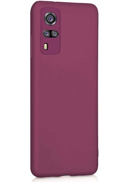 Matte Silicone Vivo Y51 Kılıf Mor fiyatları
