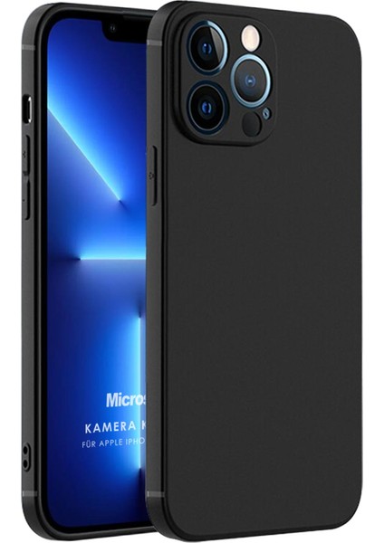 Apple iPhone 13 Pro Max Kılıf Kamera Korumalı Siyah