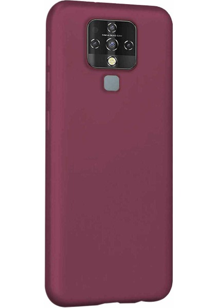 Matte Silicone Tecno Camon 16 Kılıf Mor fiyatları