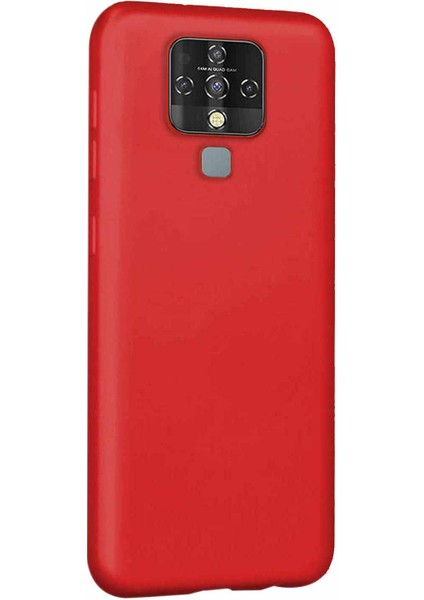 Matte Silicone Tecno Camon 16 Kılıf Kırmızı fiyatları