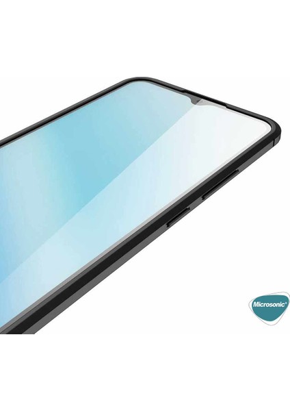 Realme C25 Kılıf Deri Dokulu Silikon Lacivert