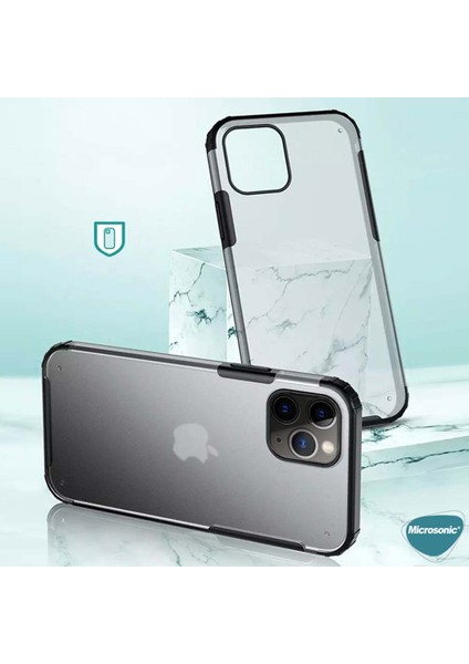 Apple iPhone 13 Pro Max Kılıf Frosted Frame Yeşil