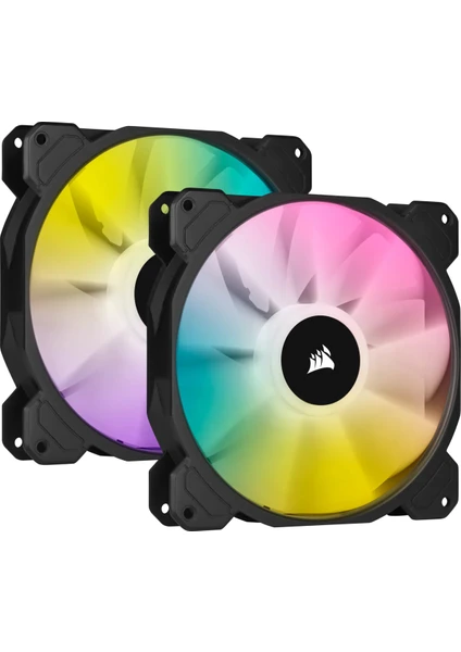 CORSAIR CO-9050111-WW İCUE SP140 RGB ELITE 140MM YÜKSEK PERFORMANS FAN, LİGHTİNG NODE CORE KONTROLCÜ İLE BİRLİKTE, 2'Lİ PAKET