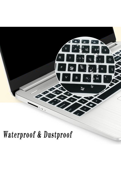 Hp 15.6 "inç Bf Siyah Için Kauçuk Klavye Silikon Cilt Filmi (Yurt Dışından)