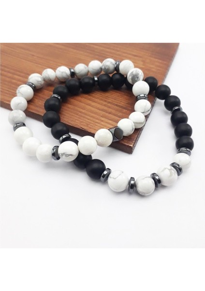 Havlit - Hematit - Oniks Doğal Taş Bileklik fiyatları