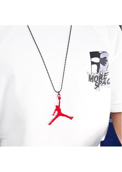 Kırmızı Renk Slam Dunk Air Jordan Kolye modelleri