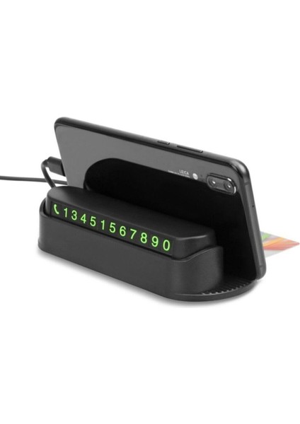 Fosforlu Araç Içi Numaratör Araba Park Tel Numaralık Park Telefon Numarası Parktel